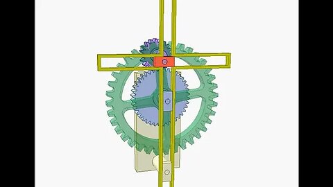 3307 Slider crank mechanism having a pause at both ends of stroke 1