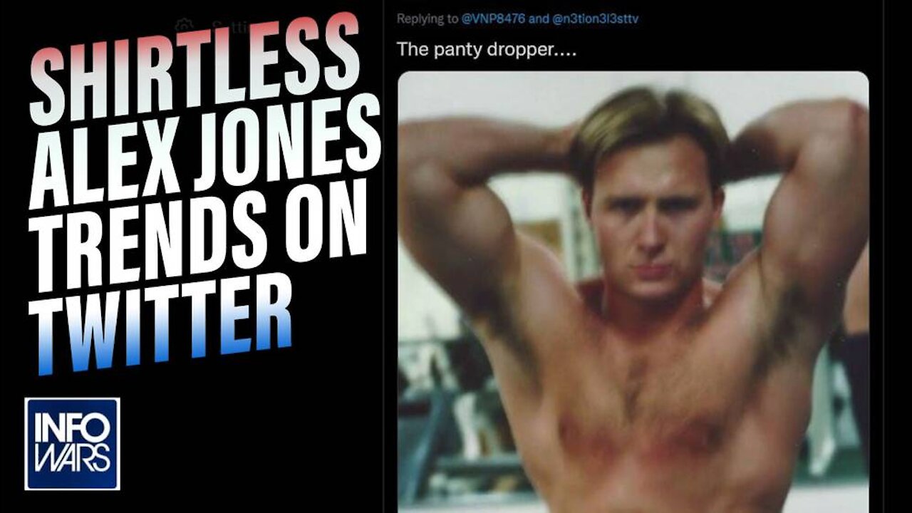 Shirtless Alex Jones Trends on Twitter, Proves He's Not Bill Hicks