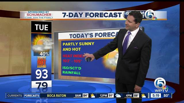 South Florida Tuesday morning forecast (7/25/17)