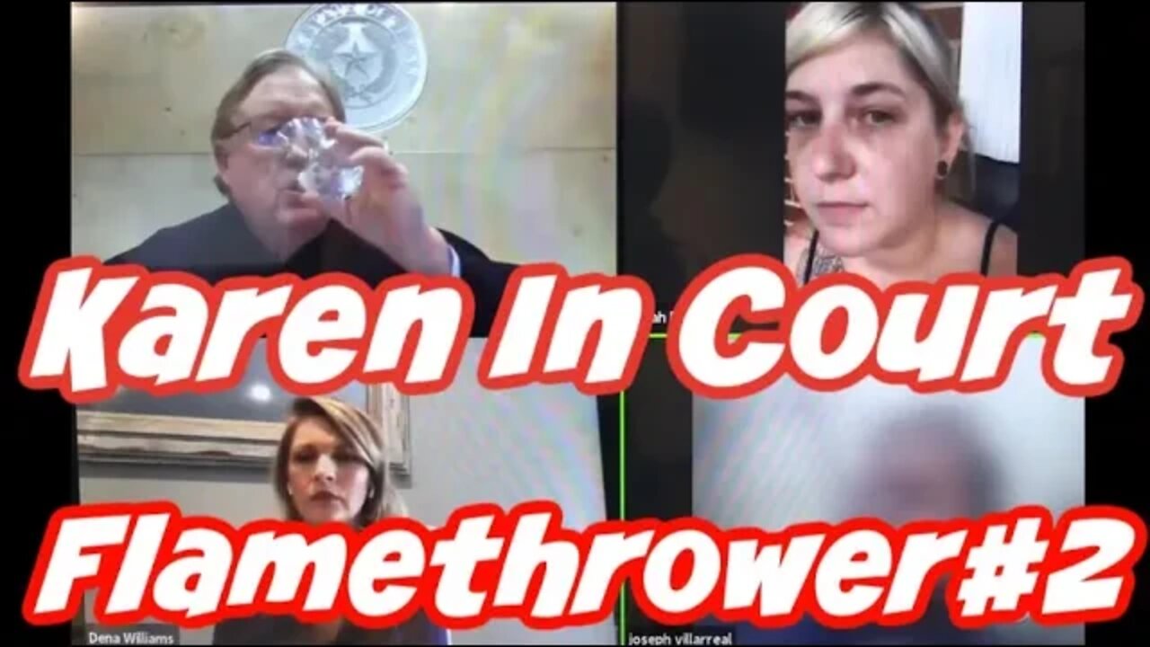 Flamethrower Karen In Court #2