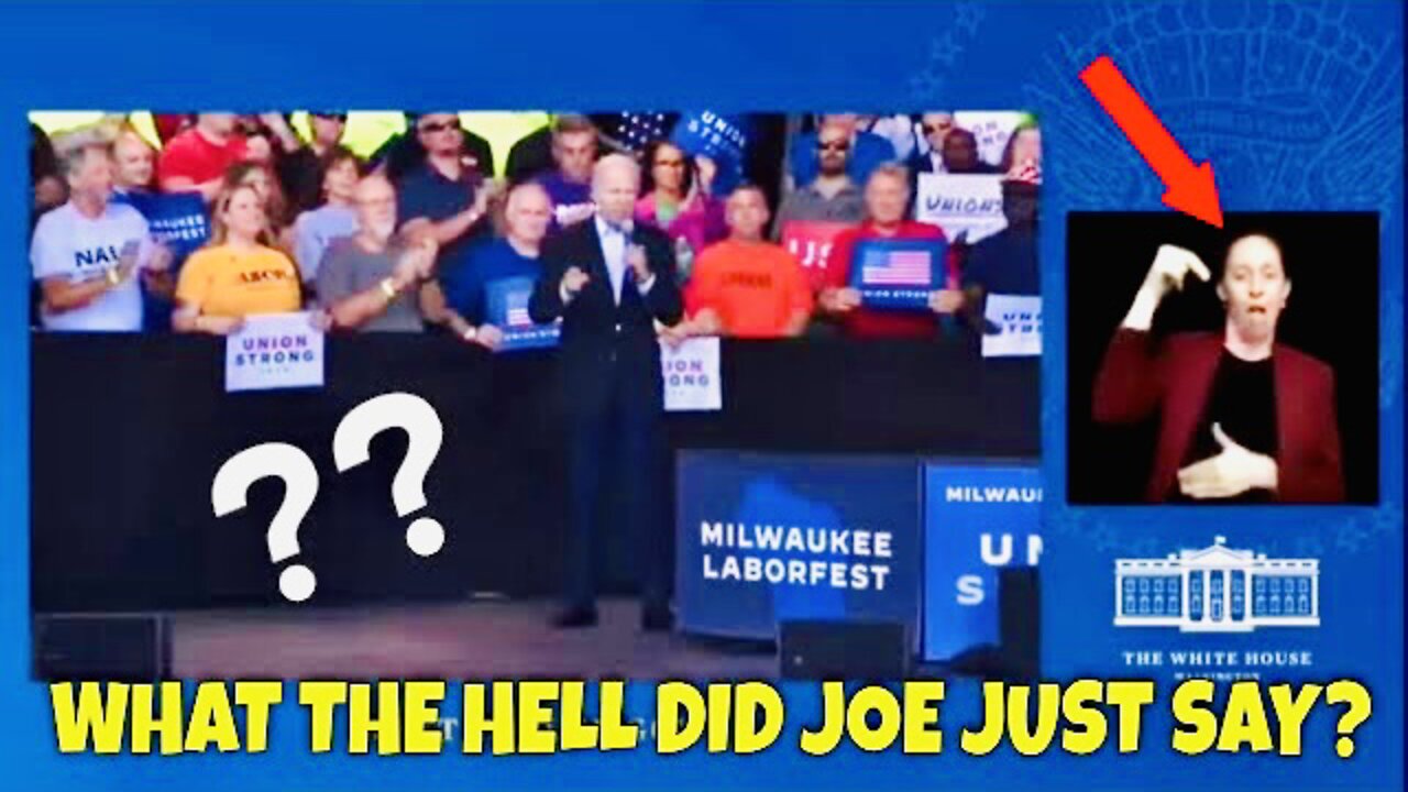 WHAT THE HELL DID JOE JUST SAY? 🤷‍♂️