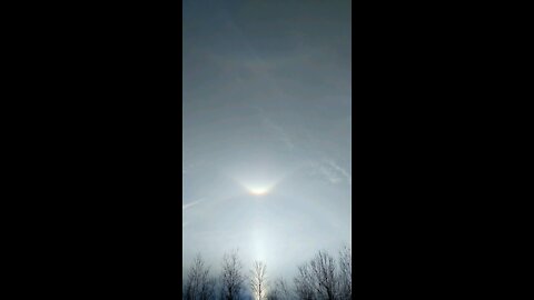 Rare Snow Rainbow!