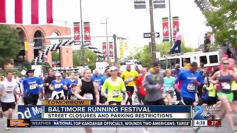 Traffic changes for the Baltimore Running Festival