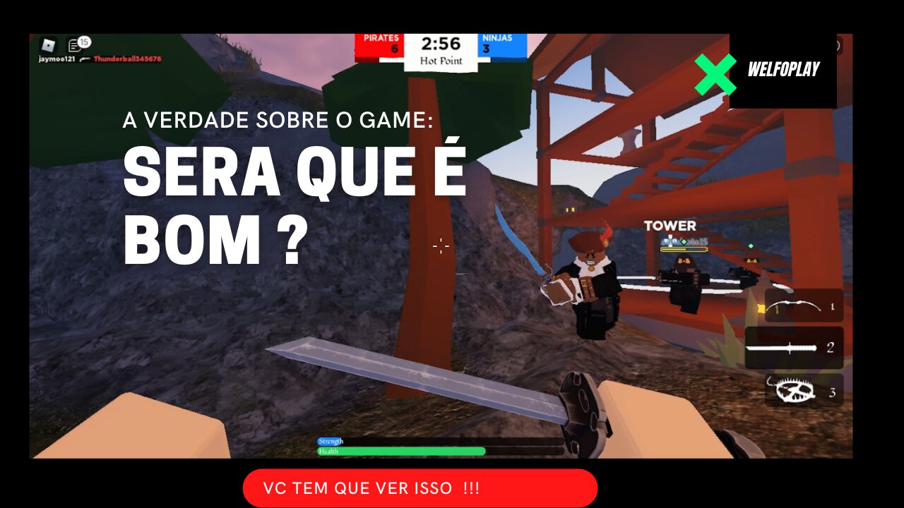 NINJA VS PIRATES : O JOGO INSANO DO ROBLOX