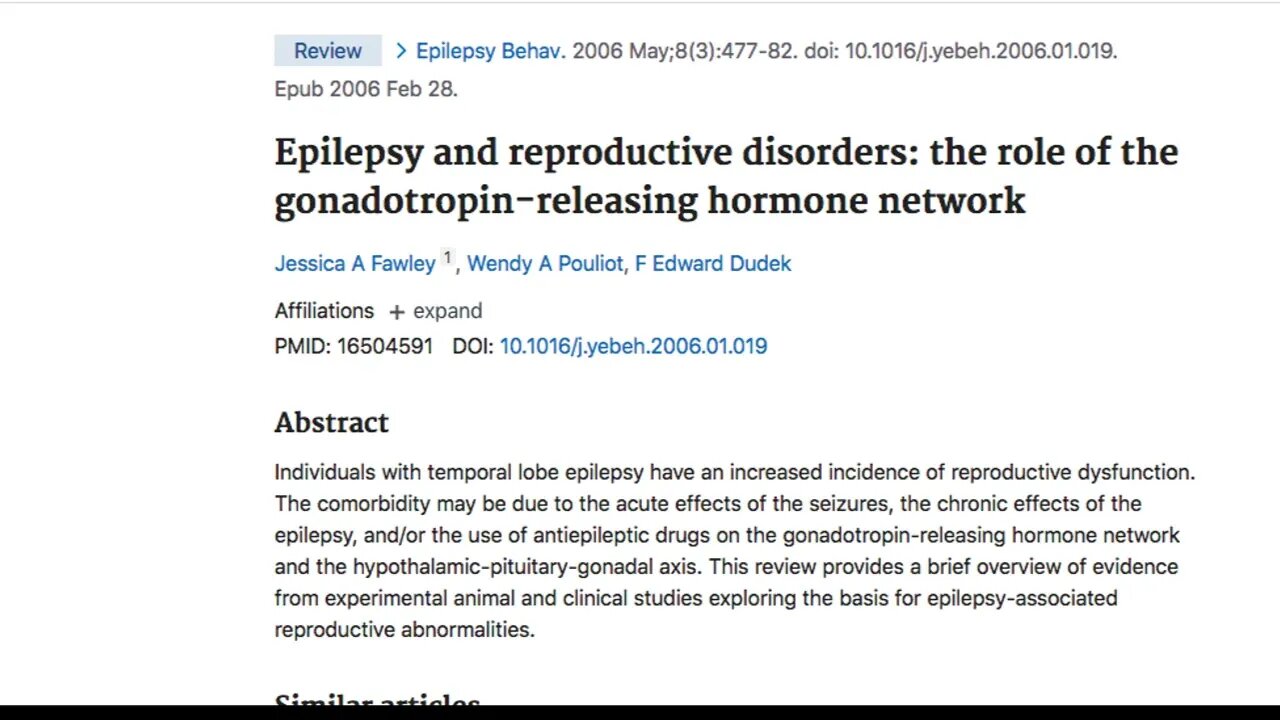 Puberty blockers and seizures