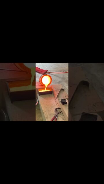 Big #copper bar 🤤. #melting #coppermelt