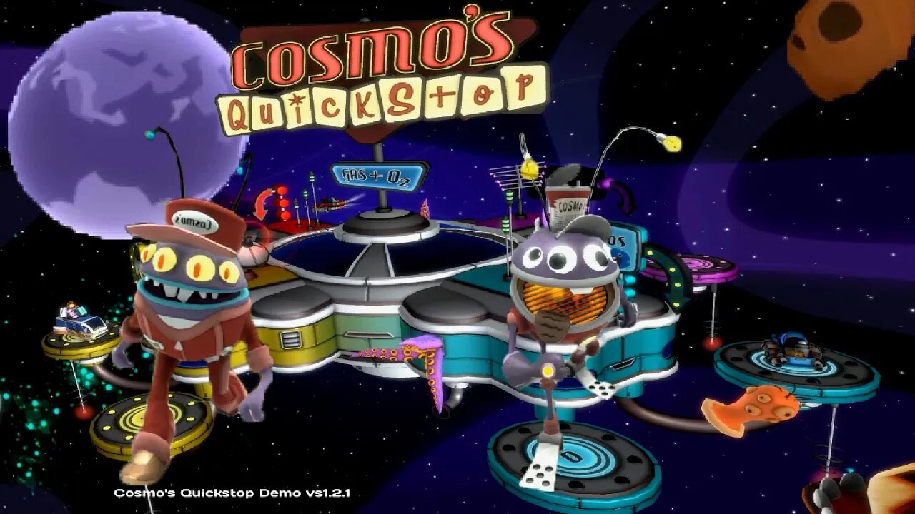 An Alien and Robot Space Janitors - Cosmos Quickstop