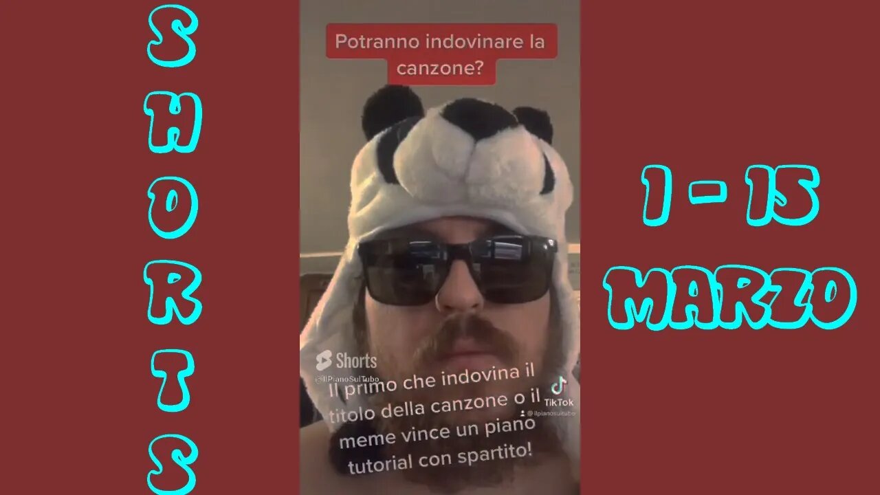 TUTTI I PIANO QUIZ e le DEDICHE da 1 a 5 by @ILLPanda MARZO ( 1 - 15 )