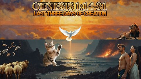 Genesis 1:14-31 Bible Study, the Last Three Days of Creation