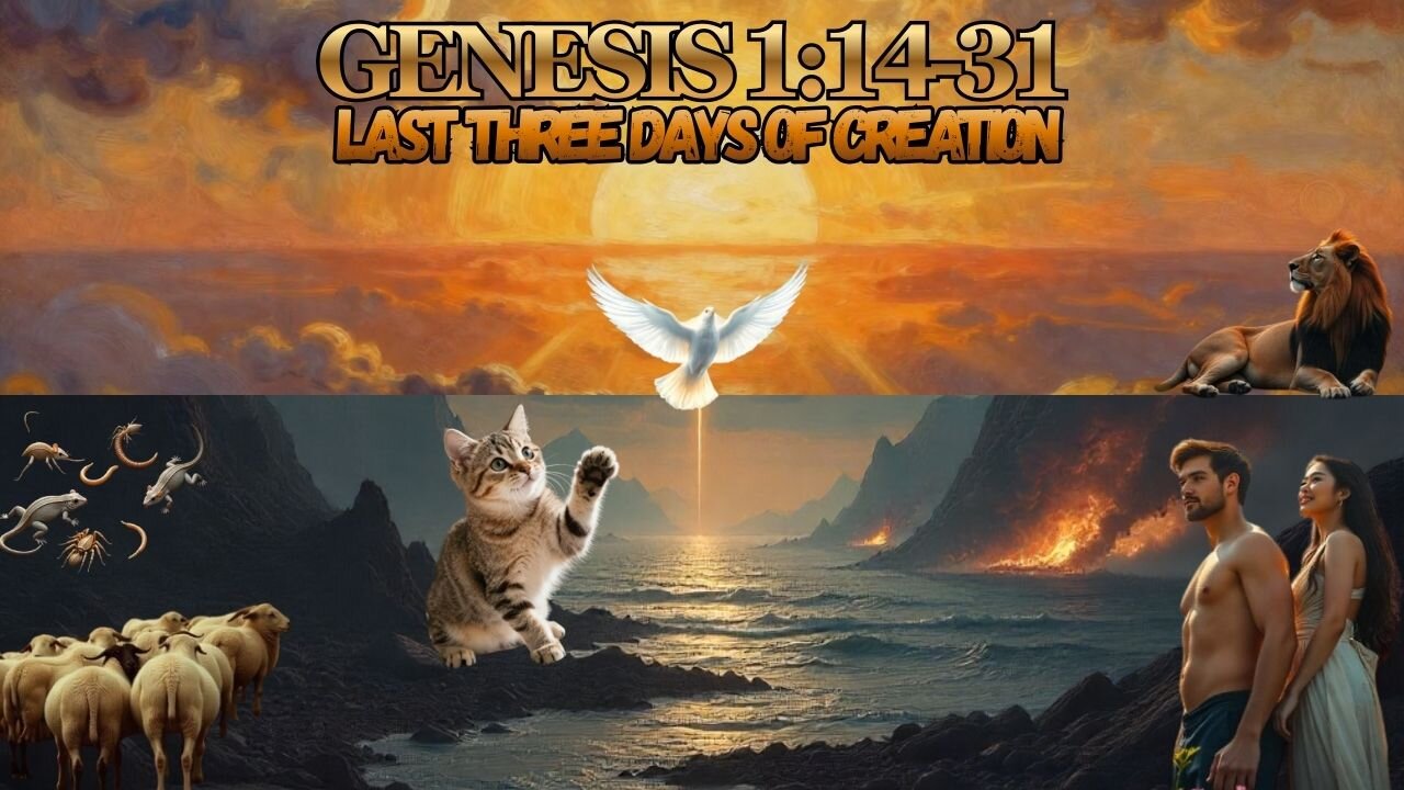 Genesis 1:14-31 Bible Study, the Last Three Days of Creation