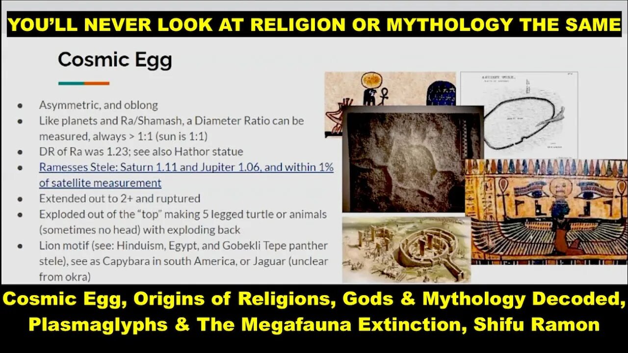 The Cosmic Egg, Origins of Religions, Mythologies & Gods, Shifu Ramon