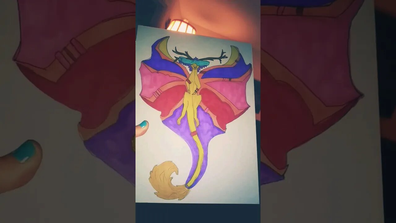 I MADE A LOVELY CREATURE FOR MY DAD! :) #dragonartist #art #dragon #dragondrawing #arts #fiftyfifty