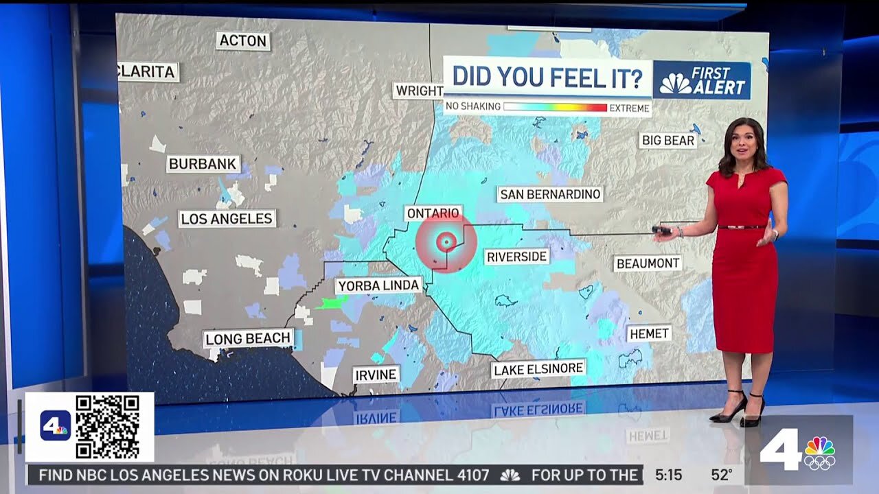 Ontario earthquake shakes parts of Southern California