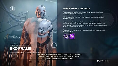 Destiny 2 Rasputin shares about Seraphs