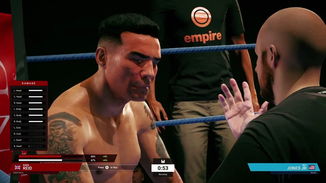 Undisputed Online Gameplay Robin Reid vs Roy Jones Jr.