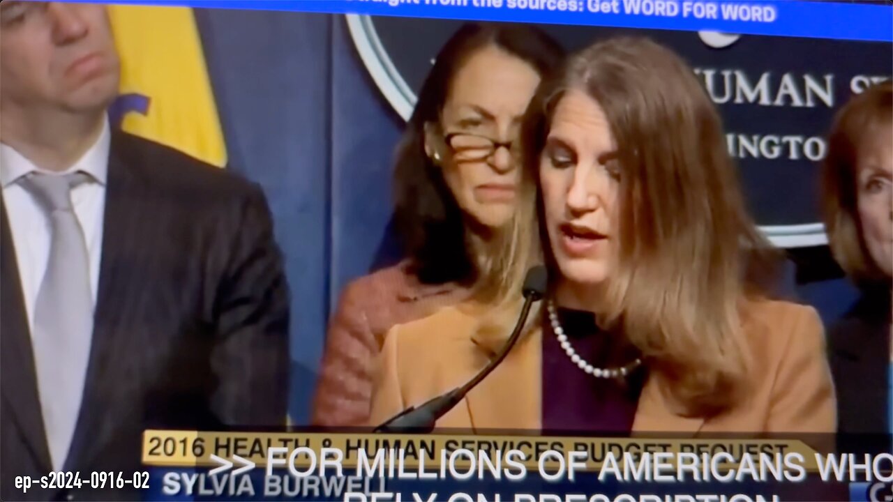 2015: Margaret Hamburg (FDA), HHS downplaying drug overdose fatalities; signs of engineered epidemic