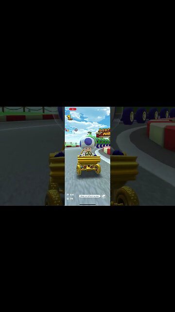 Mario Kart Tour - Goo-Goo Gold Gameplay (Vacation Tour Gift Reward Kart)