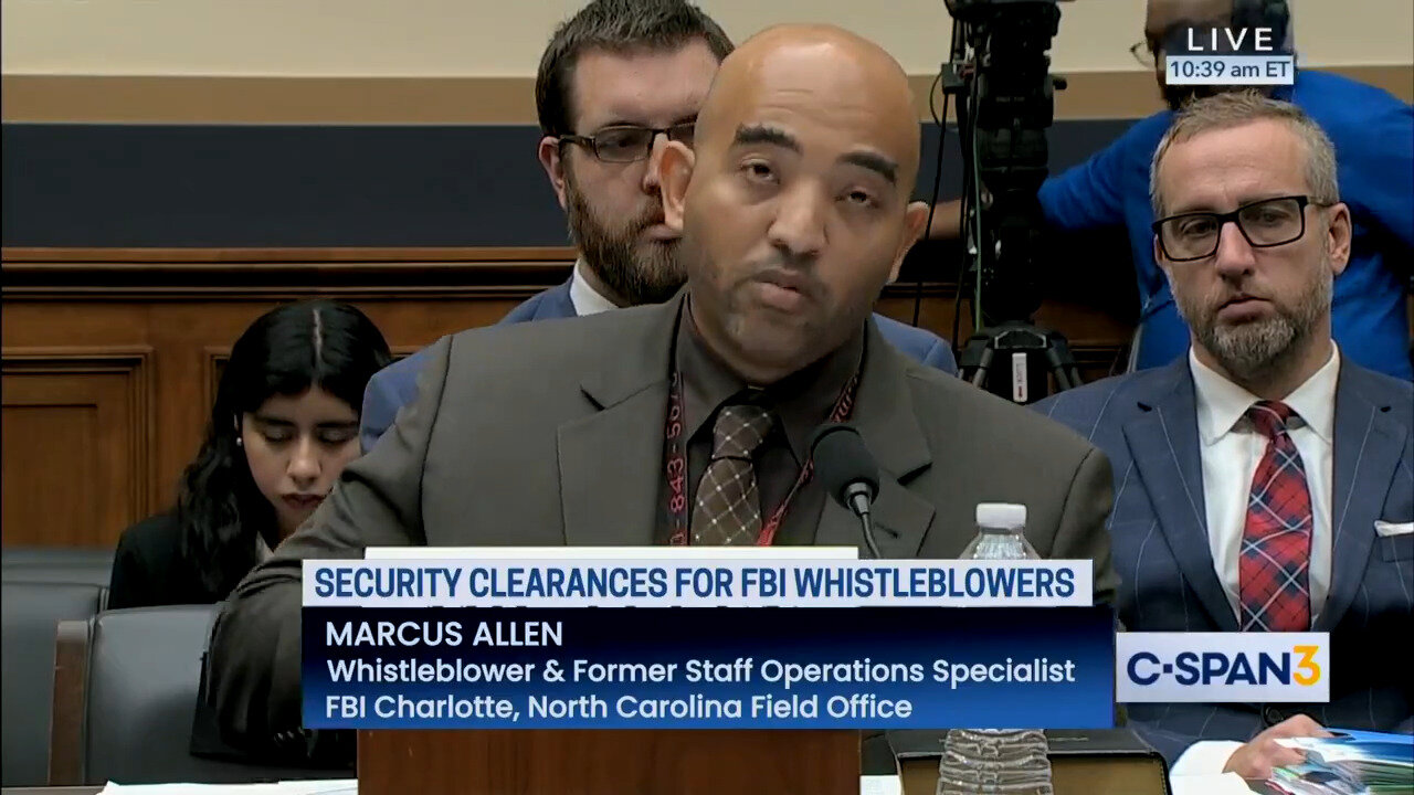 Powerful Testimony From FBI Whistleblower Marcus Allen At Weaponization Hearing