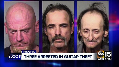 Three arrested in Lamb of God guitar theft