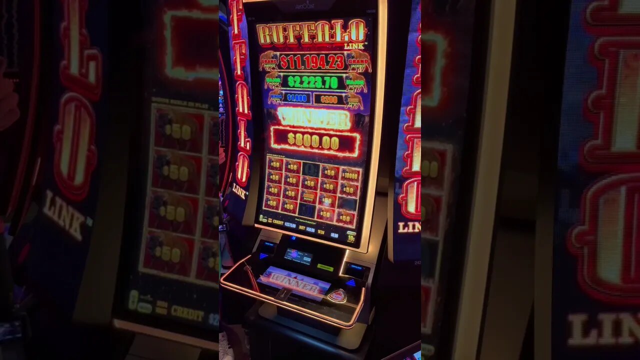 $10,000 Buffalo Chip - Jackpot on High Limit Buffalo Link