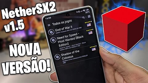 NOVA VERSÃO DO NETHERSX2 FEITA PELA COMUNIDADE! | MUITOS BUGS CORRIGIDOS! | NetherSX2 PS2 Android