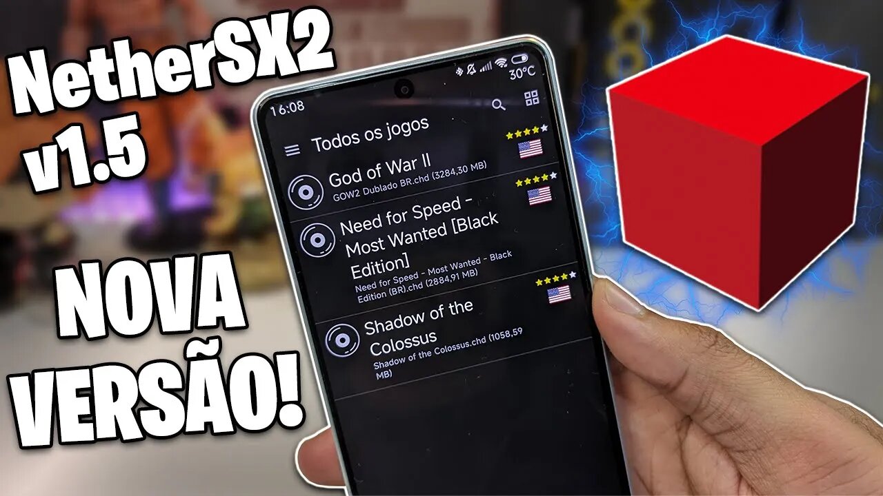 NOVA VERSÃO DO NETHERSX2 FEITA PELA COMUNIDADE! | MUITOS BUGS CORRIGIDOS! | NetherSX2 PS2 Android