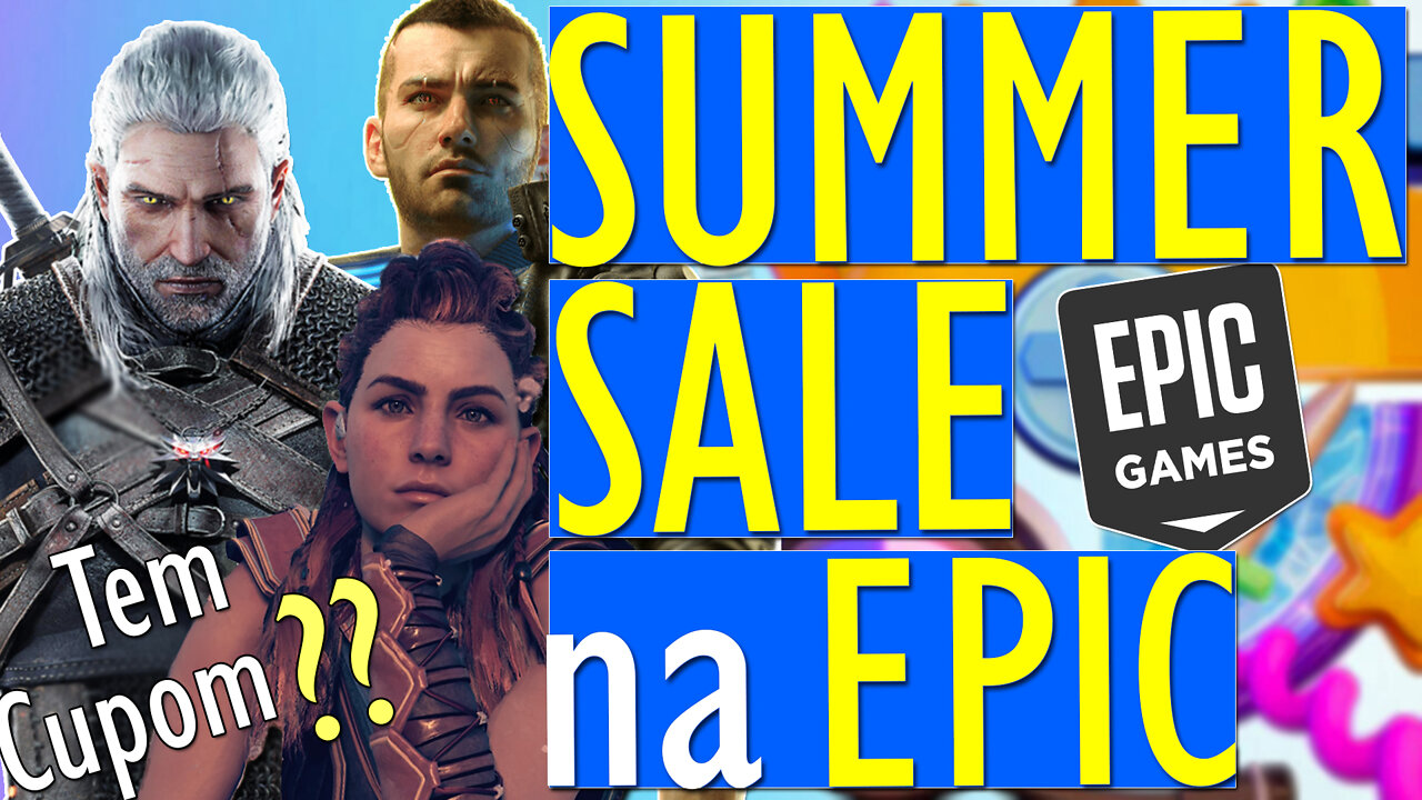 EPIC SUMMER SALE 2022 COMEÇOU! - MUITOS JOGOS BARATOS com ATÉ 80% de DESCONTO no PC!! Tem Cupom?