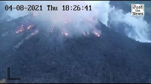 Volcano erupts on island of St. Vincent in the Caribbean