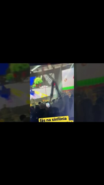 Fãs de Sonic PIRANDO no Sinfônia do Sonic