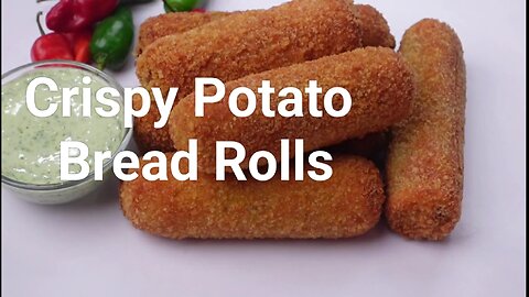 Crispy Potato Bread Rolls morning breakfast 😋😋