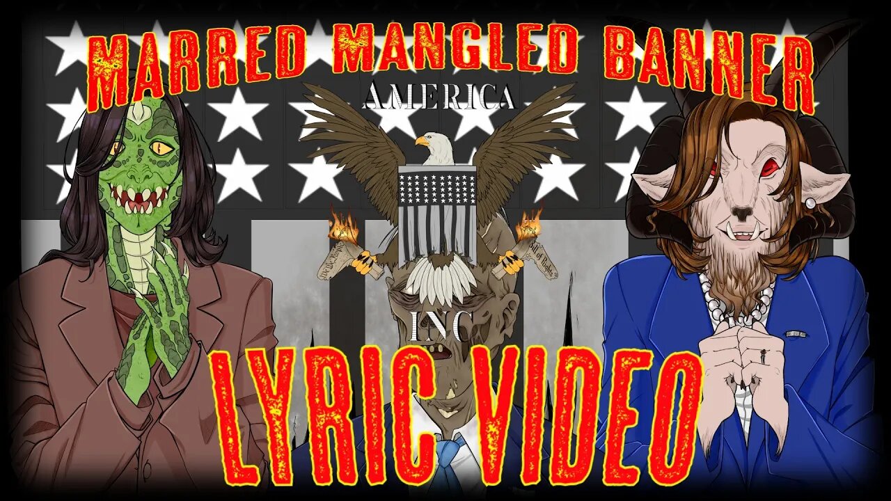 America Inc - Marred Mangled Banner [ OFFICIAL LYRIC VIDEO ]