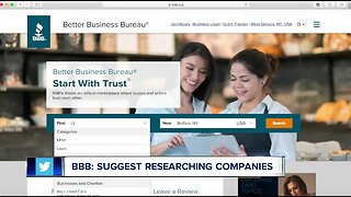 BBB: Suggest consumers should research businesses