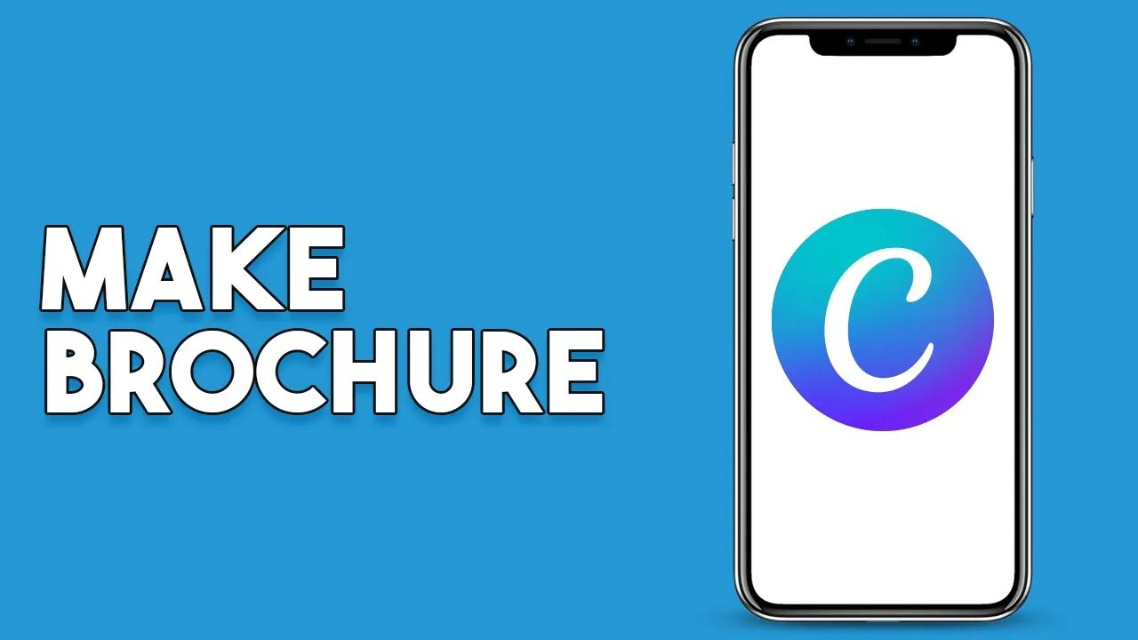 How To Make Brochure In Canva Phone