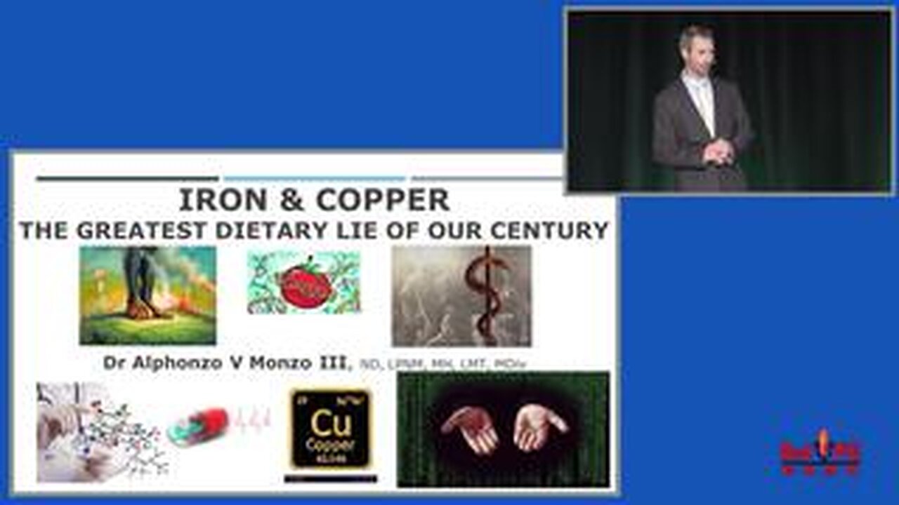 Iron & Copper, The Greatest Dietary Lie of our Century! Dr. Alphonzo Monzo @ Redpill Expo