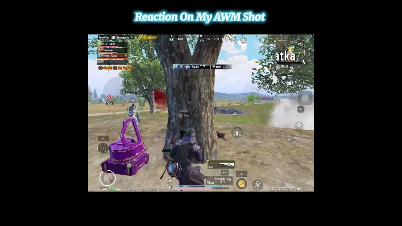 Running AWM Shot #shorts #shortsvideo #bgmi #shortsvideo