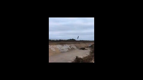 dude almost dies skating by train