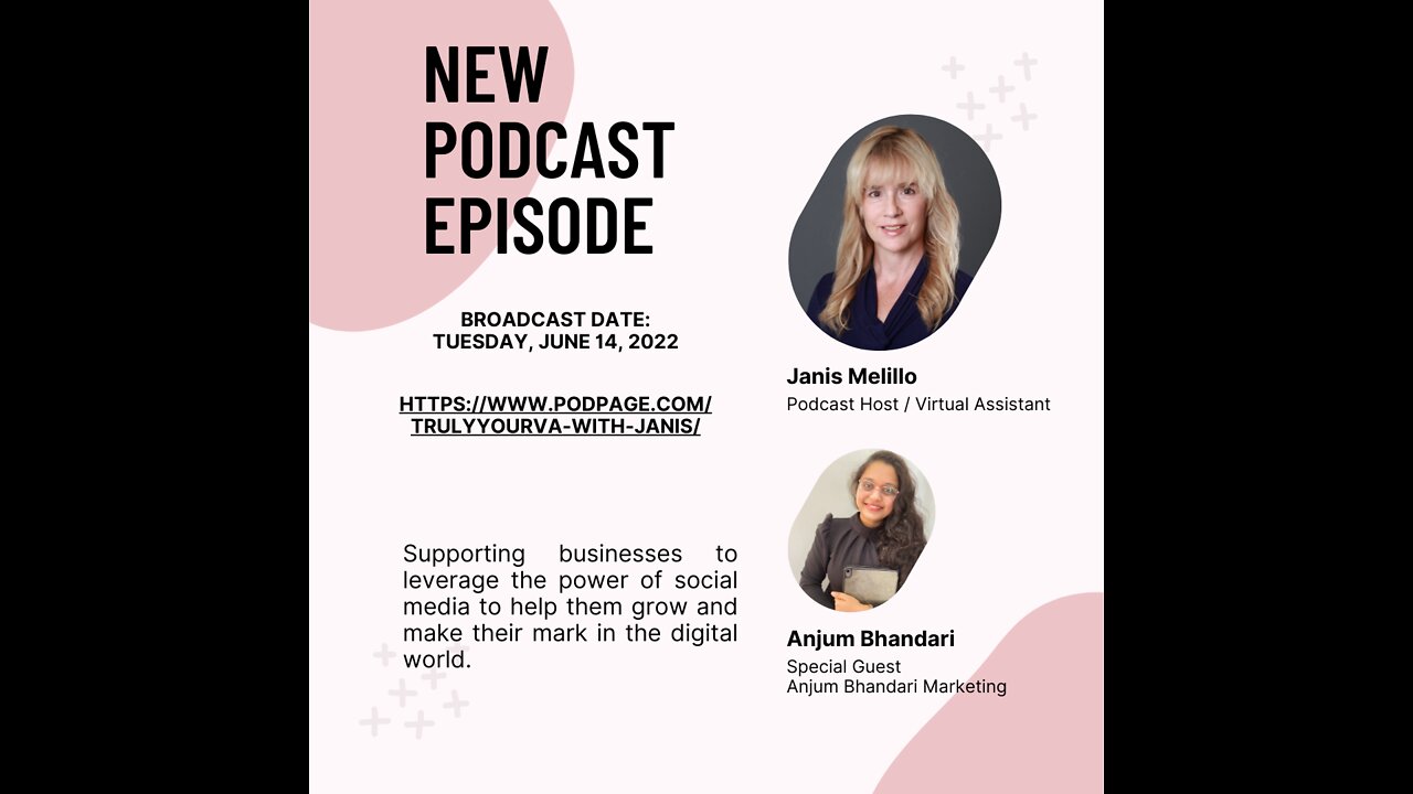Marketing Your Business on Social Media in a Digital World with Anjum Bhandari - 06.14.22
