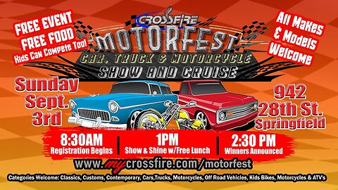 Motorfest Sunday (9 am Service) | Crossfire Healing House