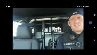 "STOP FOLLOWING TYRANNICAL ORDERS" says a LEO