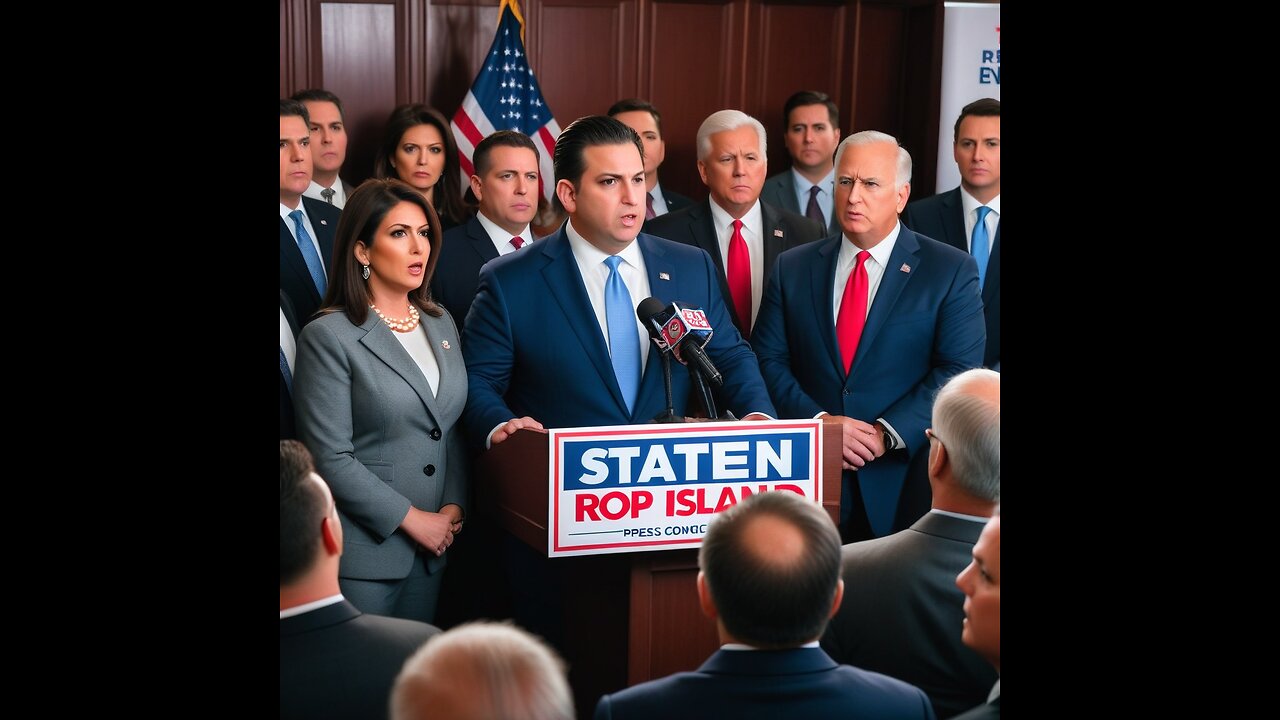 Staten Island GOP press conference confronts news reporters for their coverage.