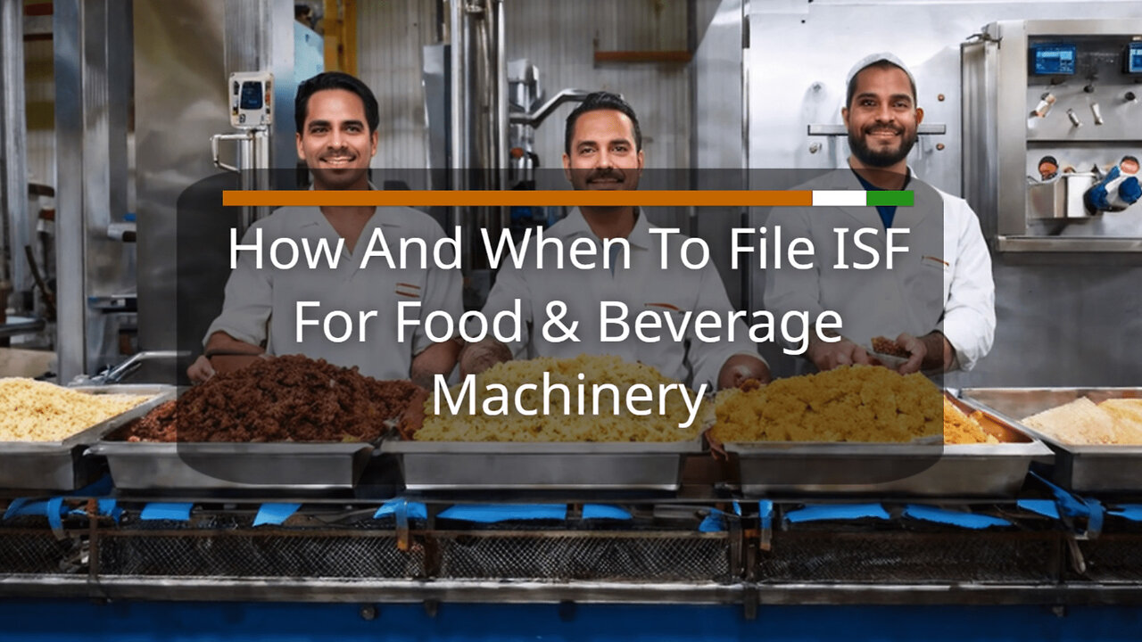 Demystifying ISF: Filing for Food, Beverage, and Machinery Imports