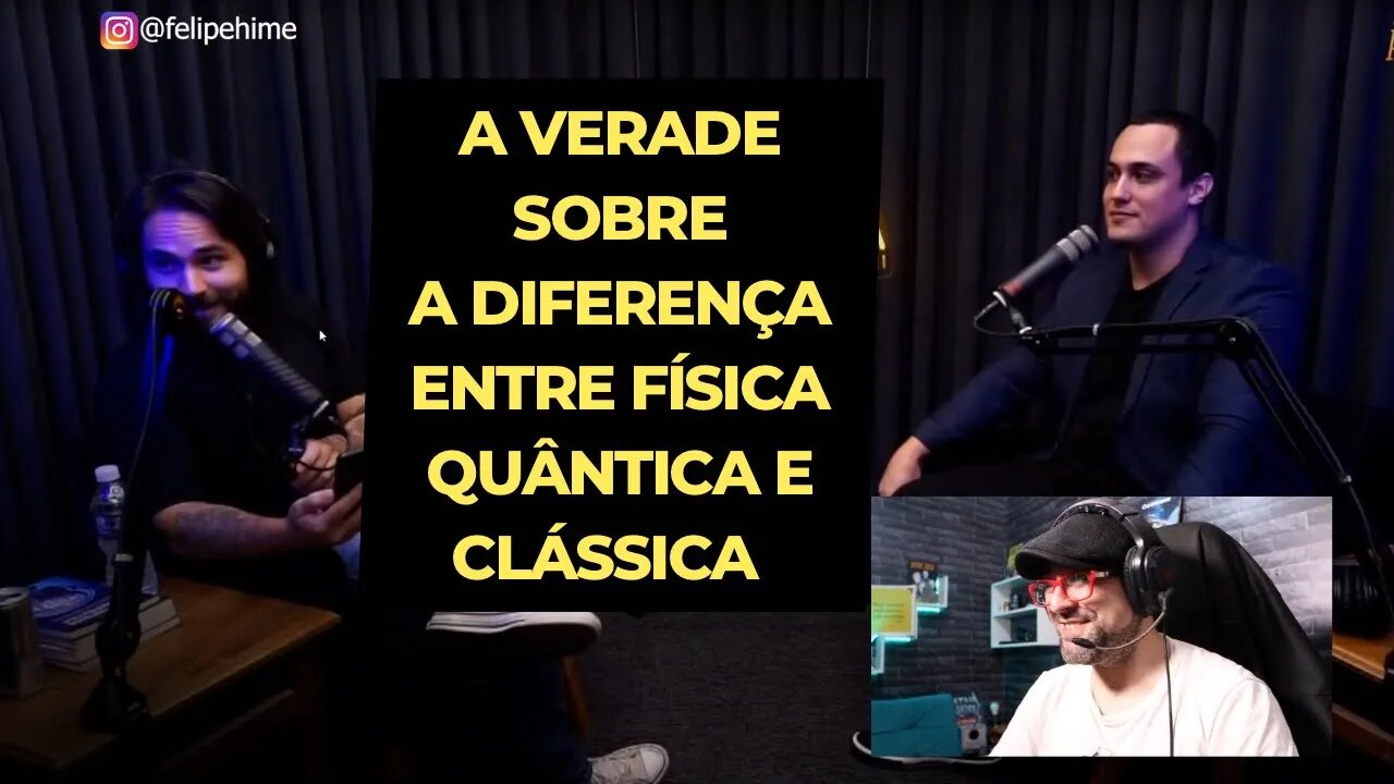 Astrônomo reage Hipnoterapeuta falando de Física Quântica e Espiritualidade