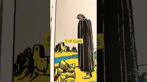 5 of Cups #shorts #learntarot