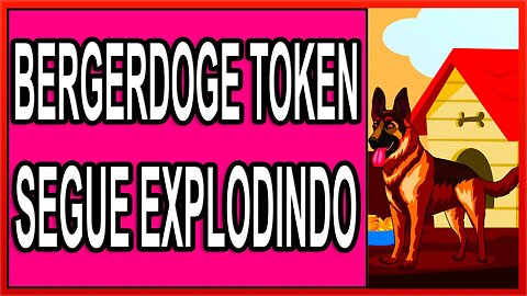 BERGERDOGE TOKEN SEGUE EXPLODINDO