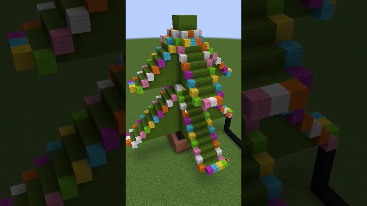 🔥🔥🔥🔥 Decorating the Christmas tree with a lamp In Minecraft.🔥🔥🔥🔥