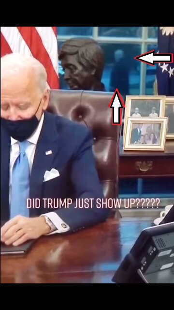 WAS that DJT walking by JOE's phony window?