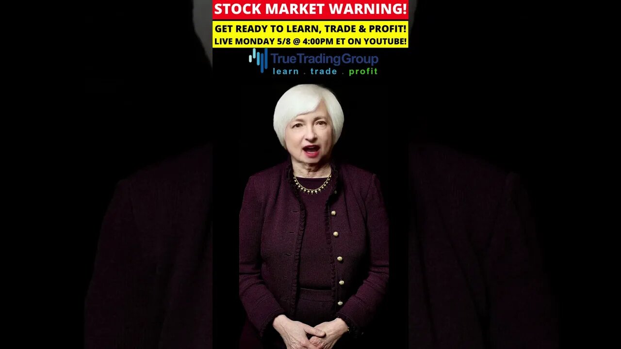 Stock Market LIVE Today @ 4pm ET on YouTube!