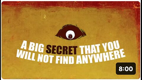 A BIG SECRET THAT YOU WILL NOT FIND ANYWHERE