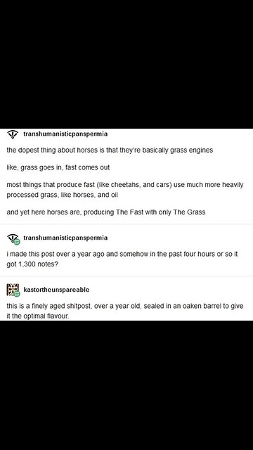 Horses produce FAST! #memes #silly #funny #animals #nature #evolution