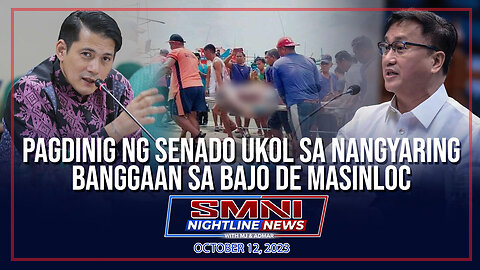 LIVE: Pagdinig kaugnay sa nangyaring banggaan sa Bajo De Masinloc October 12, 2023